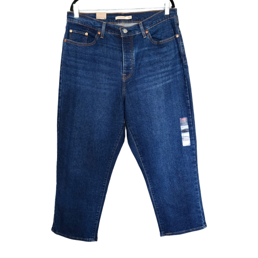 NWT Levi’s Wedgie Straight Jeans Dark Wash, 18W